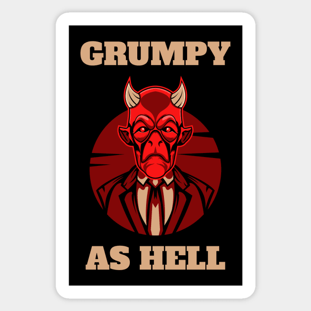 Grumpy Old Man Sticker by sqwear